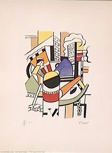 The Tug In The City — Fernand Léger, Constructivist Suprematism