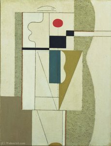 Figurate With Red Ellipse — Willi Baumeister