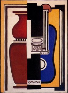 Guitar With Blue Glass — Fernand Léger, Geometric Abstraction