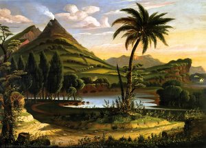 Landscape with Mount Vesuvius