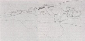 Study For Water Serpents02 — Gustav Klimt