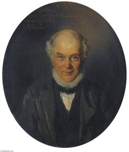 Portrait Of The Artist's Father, Egor Ivanovich Makovsky — Konstantin Yegorovich Makovsky