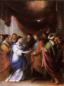 Marriage Of The Virgin — Bartolomé Esteban Murillo
