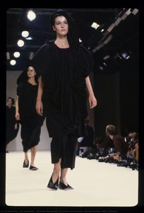 Runway Photograph Of Comme Des Garçons, Spring/summer 1984 Collection — Rei Kawakubo