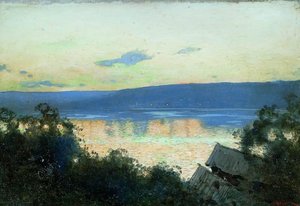 Evening At Volga — Isaak Ilyich Levitan