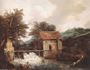 Two Watermills And An Open Sluice Near Singraven — Jacob Isaackszoon Van Ruisdael