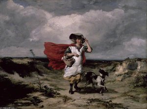 Crossing The Heath, Windy Day — Paul Falconer Poole