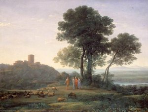 Jacob With Laban And His Daughters — Claude Lorrain (claude Gellée)