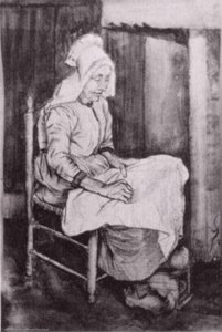Woman Sewing — Vincent Willem Van Gogh