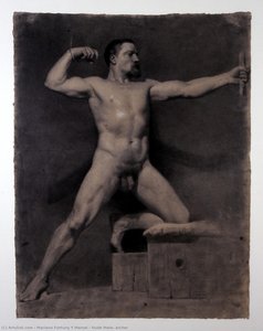 Nude Male, archer