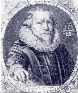Portret Van De Ingenieur En Landmeter Johan Sems — Jacob Matham