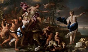 The Triumph Of Bacchus With Ariadne — Luca Giordano
