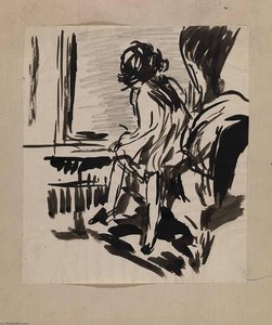 Untitled (seated Figure) — Henry Lyman Saÿen
