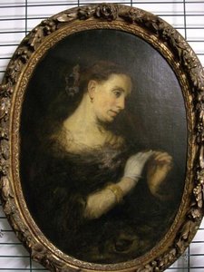 Portrait De L'épouse Du Peintre (marguerite Laurence Deshayes) — Boulard Auguste Marie