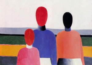 Three Female Figures — Kazimir Malevich