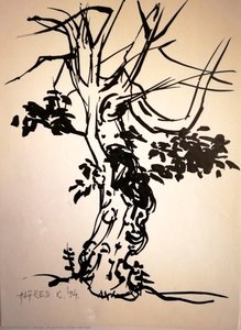 A Portrait Of The Old Tree — Alfred Freddy Krupa, Contemporary Realism
