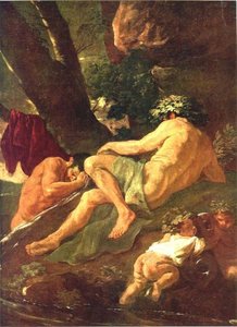 Midas Washing At The Source Of The River Pactolus — Nicolas Poussin