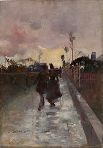 Going Home (the Gray And Gold) — Charles Edward Conder