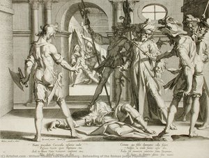 Beheading Of The Roman Judge Papinian — Willem Isaacsz Van Swanenburg