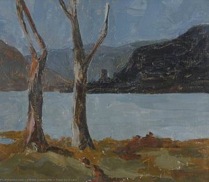 Trees By A Lake — Harold Stanley Ede