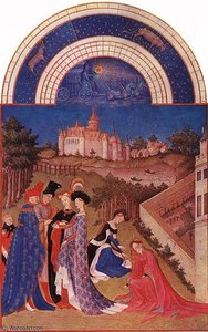 Avril (april) — Hermanos De Limbourg