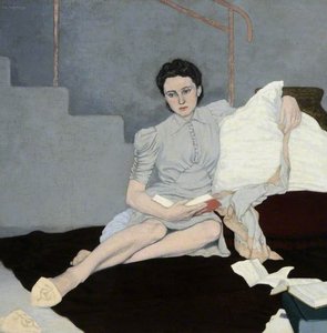 Girl In Grey — Louis Le Brocquy