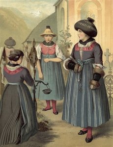 German Costume Tyrol Passeyer - — Albert Kretschmer