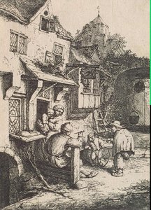 Hunchbacked Fiddler — Adriaen Van Ostade