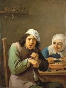 The Five Senses Feeling — David Teniers The Younger