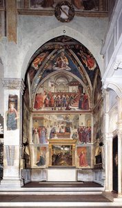 View Of The Sassetti Chapel — Domenico Ghirlandaio, Renaissance