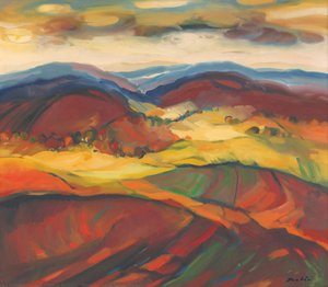 Near Spišská Nová Ves — Stefan Buban, Impressionism & Expressionism