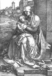 Madonna By The Wall — Albrecht Dürer