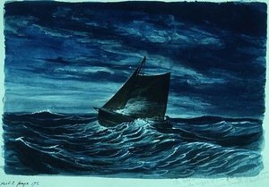 The Long Boat Of The Messenger — Thomas Baines