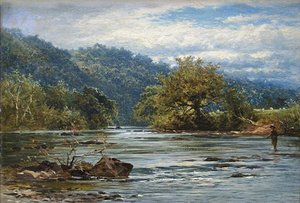 A Day On The River Llugwy — R.a Benjamin Williams Leader