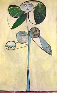 Woman-flower — Pablo Picasso, Cubism