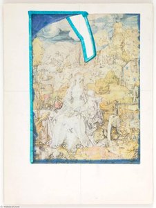 Untitled (15th Century German Engraving Of Madonna And Child In A Landscape) — Joseph Cornell
