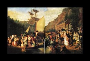 Embarkation of the Ferry Boat