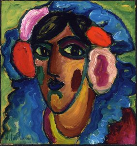 Infanta (also Known As Spaniard) — Alexej Von Jawlensky, Expressionism