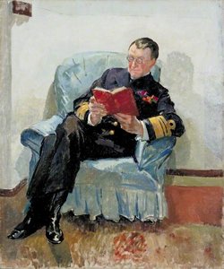 Vice Admiral The Honourable Sir Somerset A. Gough Calthorpe (1864–1937), Gcmg, Kcb, Cvo, On Board Hms 'superb' At Constantinople — Philip Connard