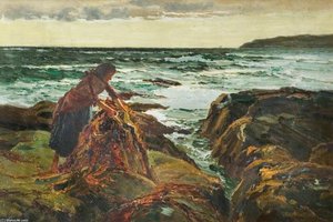 Burning Kelp In Northern Ireland