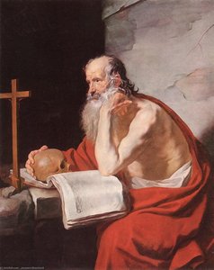 St Jerome — Jacques Blanchard