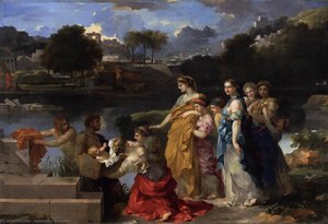 The Finding Of Moses — Sébastien Bourdon, Baroque