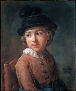 Portrait Of A Child — Jean-baptiste-siméon Chardin