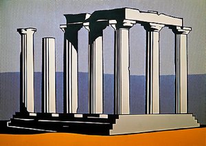 Temple Of Apollo — Roy Lichtenstein, Pop Art