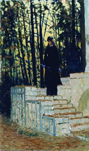 Female Figure In A Landscape — Ilya Yefimovich Repin
