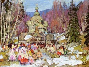 Siberian Wedding Scene — Leon Shulman Gaspard