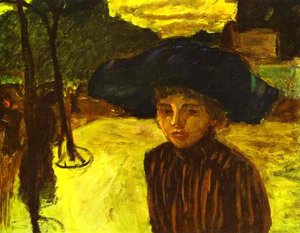 Woman In A Blue Hat — Pierre Bonnard