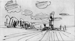 Platform. The Approaching Train. — Isaak Ilyich Levitan