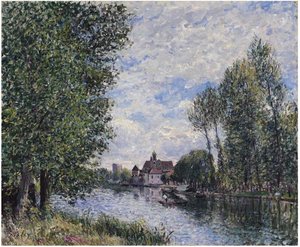 Summer In Moret — Alfred Sisley