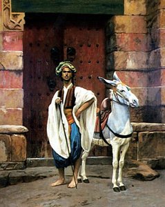Sais And His Donkey — Jean-léon Gérôme